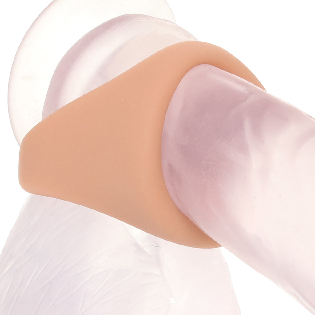 Jock Discreet Silicone Cock & Ball Ring in Tan Bondage and Fetish > Cock and Ball Devices - Tophatter Daily Deals